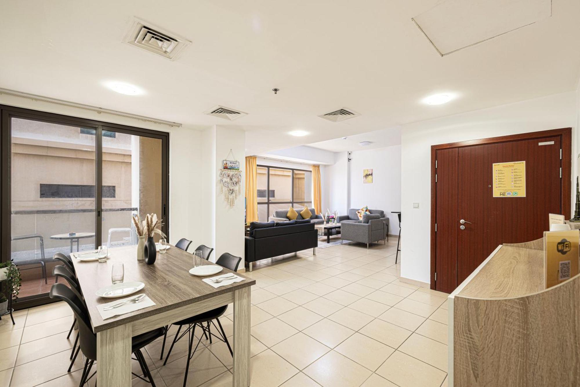 Moonlight Hostel Jbr - 2Min Walk To Jbr Beach - Gym - 2Min Metro Station - Poll 迪拜 外观 照片
